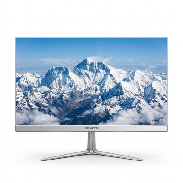 Starex HT22FW 21.5" Full HD 75Hz Borderless LED Monitor (Silver Stand)