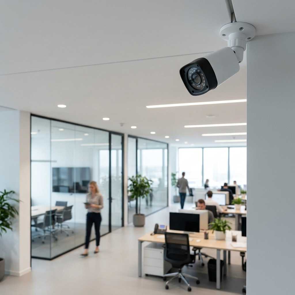 Starex CCTV Camera Installed in Office